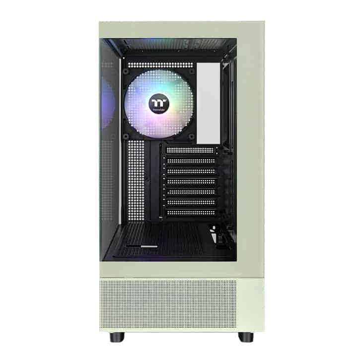 (image for) Thermaltake View 270 TG ARGB Mid Tower Tempered Glass PC Gaming Case Matcha Green